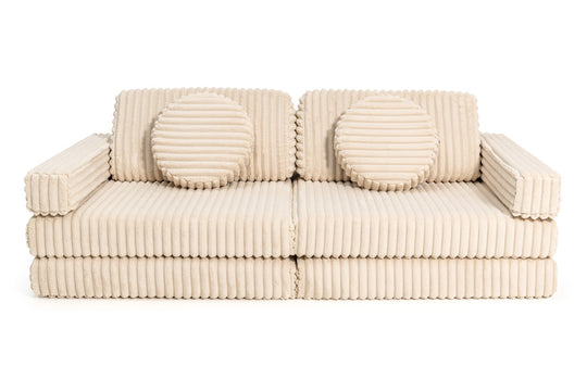 Play Sofa Pure Corduroy Waffle, kolor Cream Beige