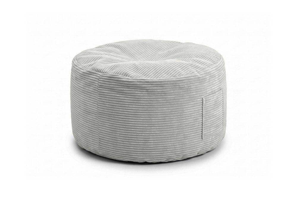 Futon Bean Bag Corduroy w kolorze Pebble jako pufa