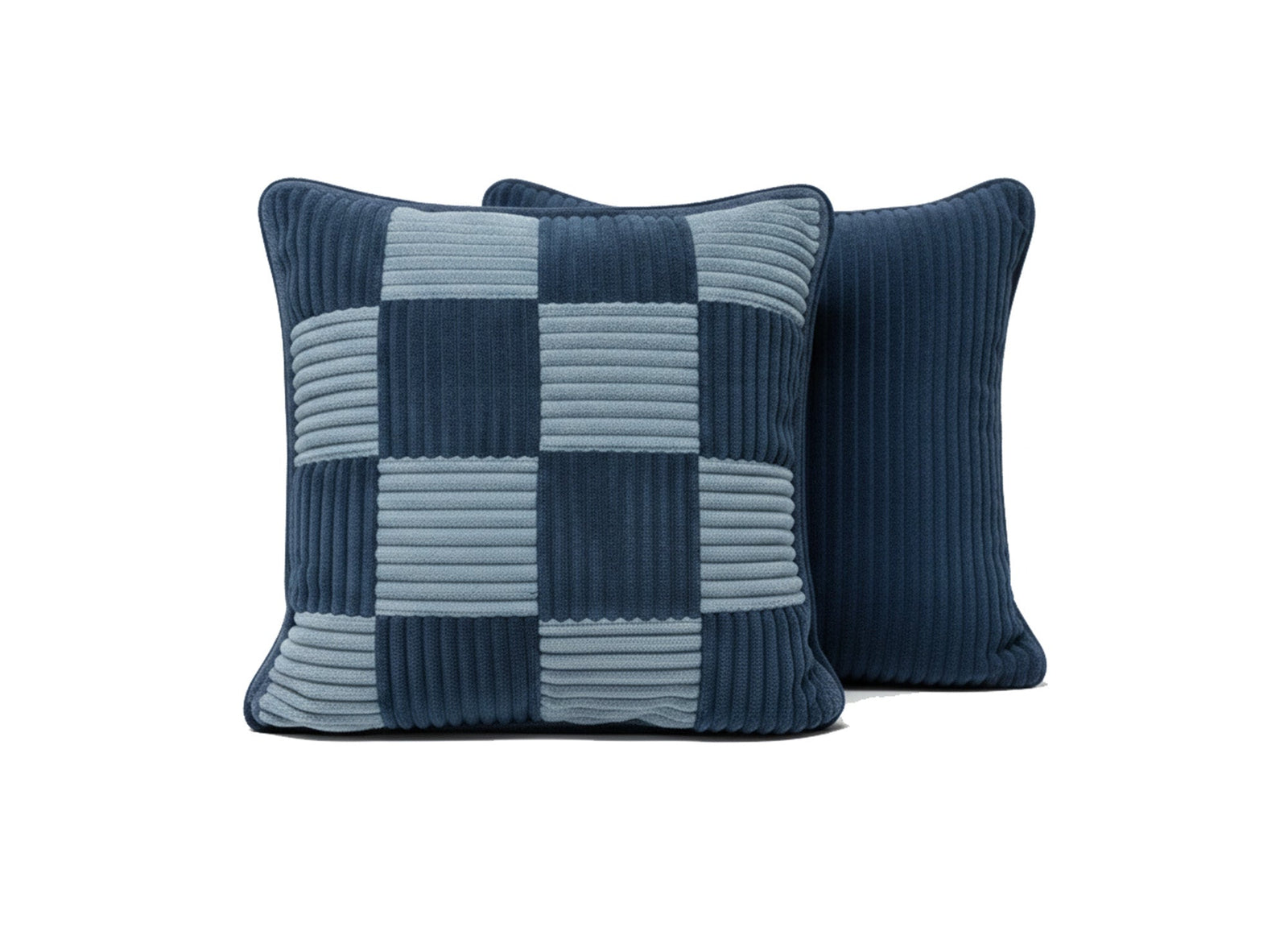 Check Cushion Blueberry Sky Sugar