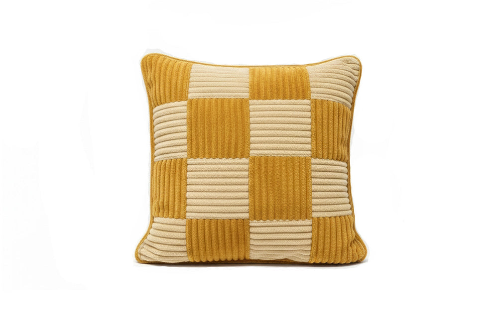 Check Cushion Honey Vanilla, strona w szachownicę