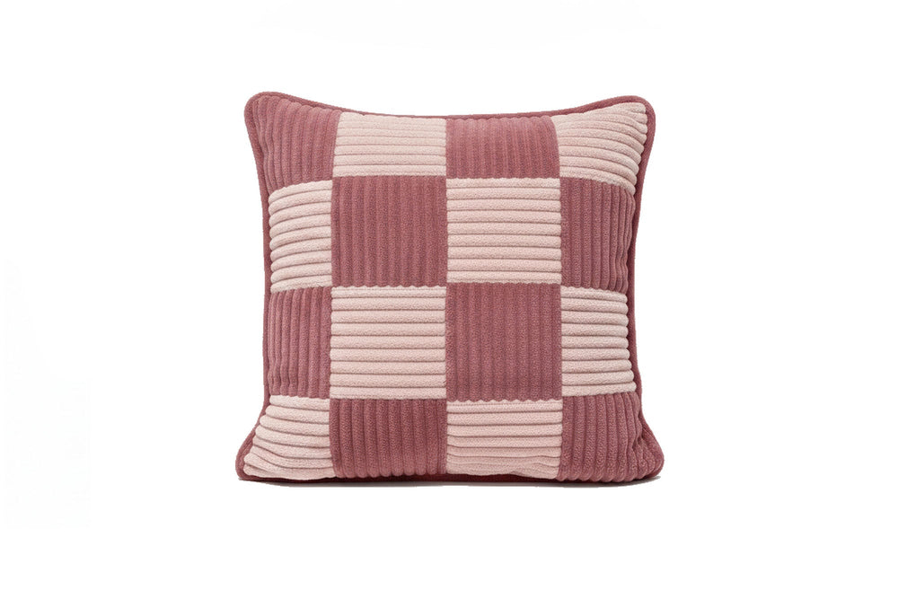 Check Cushion Rose Candy, strona w szachownicę