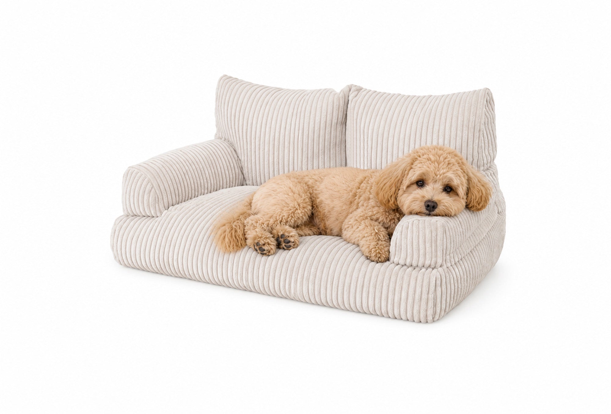 Pet Sofa Corduroy Vanilla