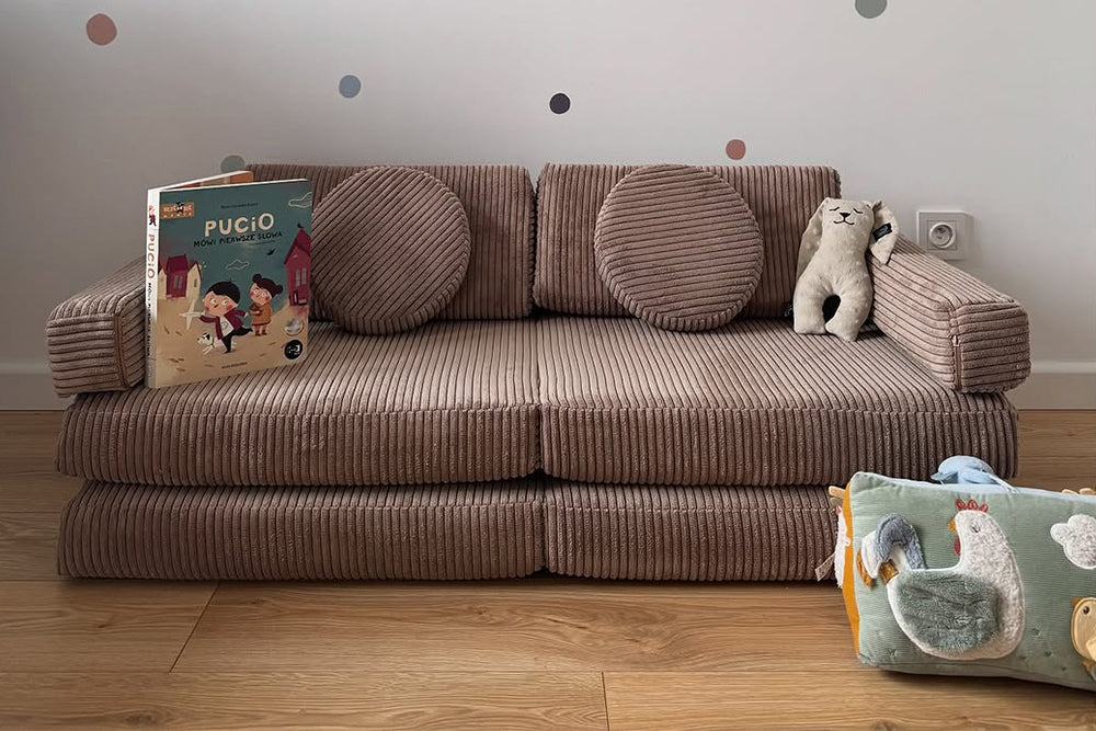 Shappy Play Sofa Pure Corduroy Mini Chocolate