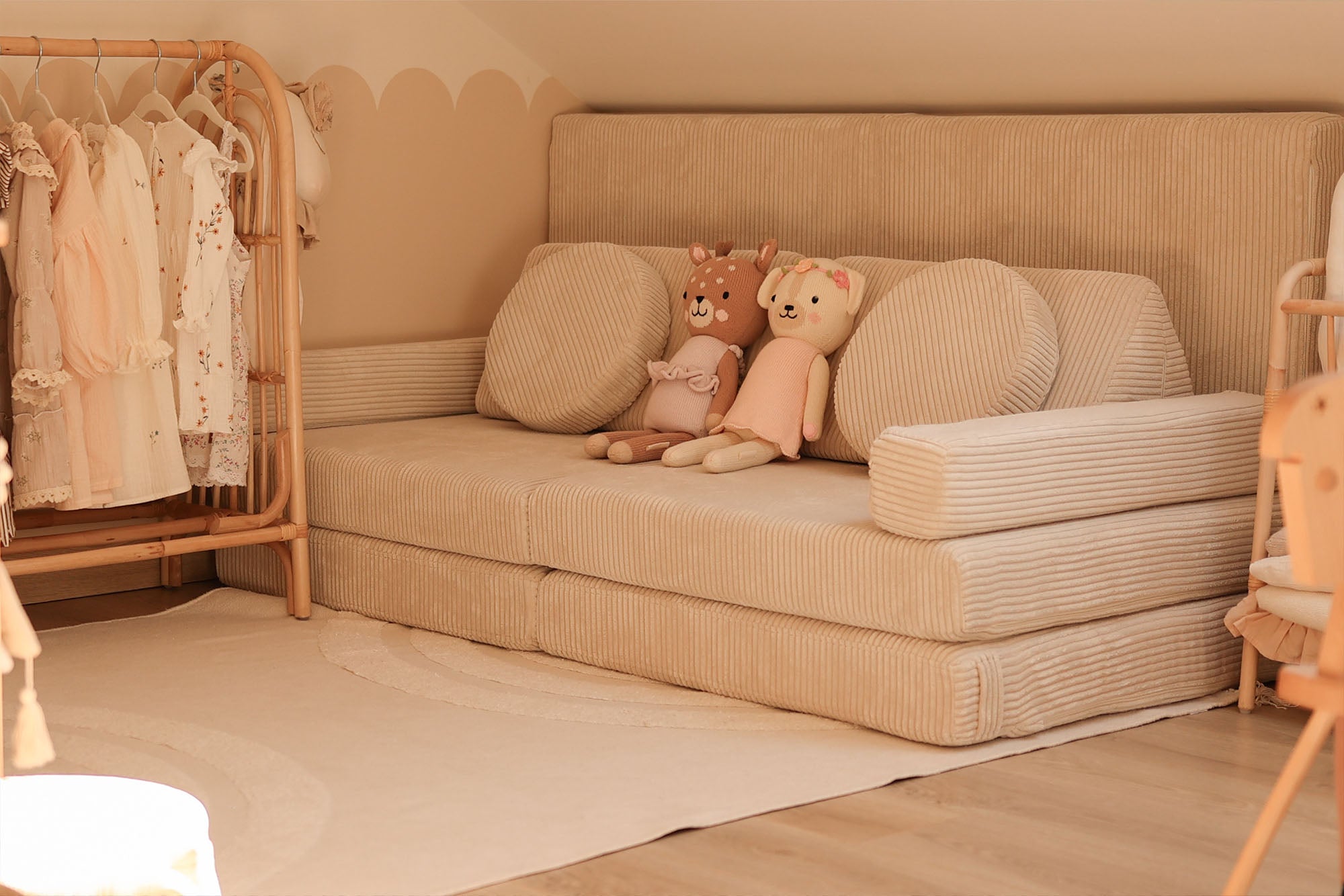 Shappy Play Sofa Pure Corduroy Vanilla