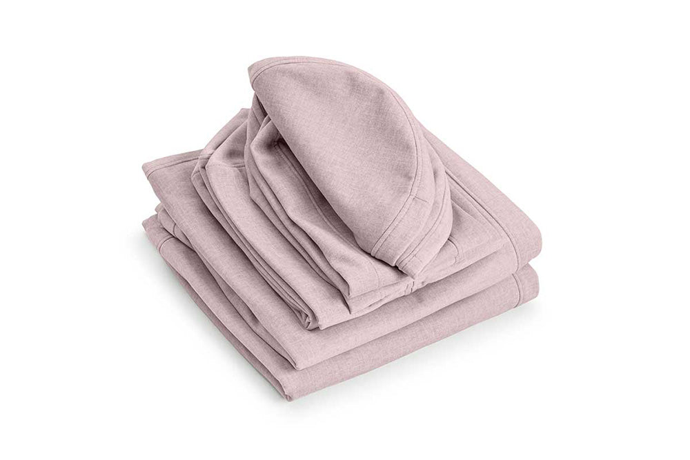 Pokrowiec Play Sofa Original w kolorze Soft Pink, złożony komplet pokrowców