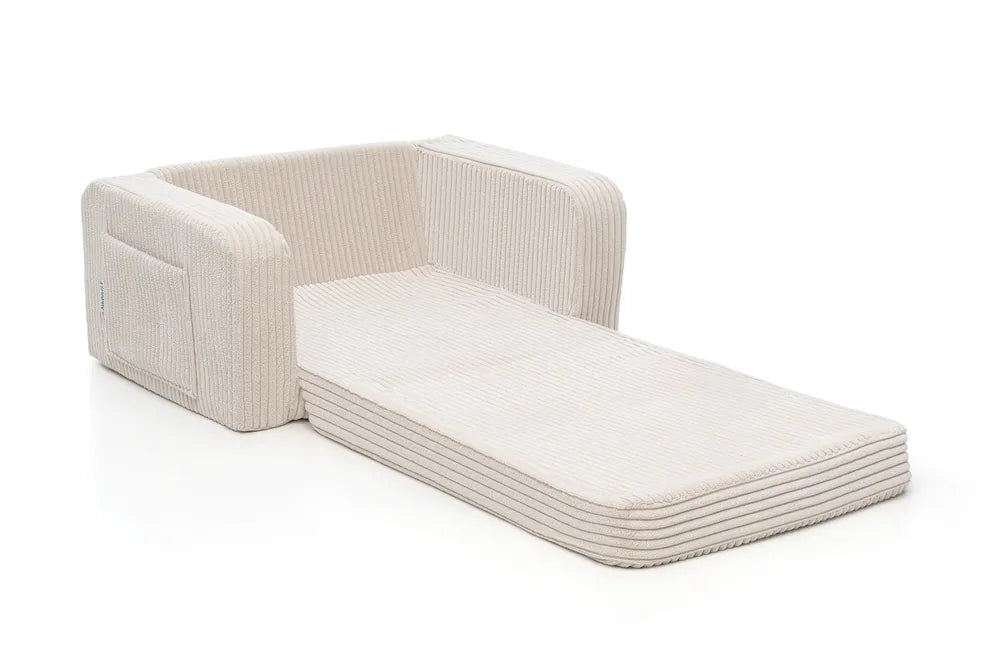 Lumi Chair Corduroy rozłożony jako mata