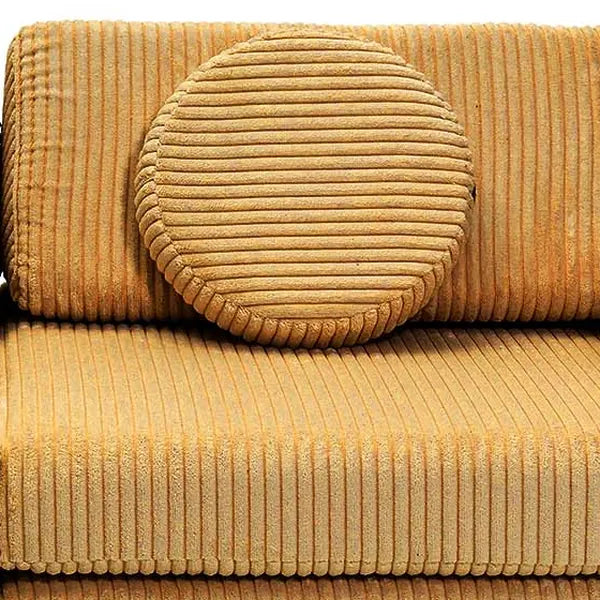 Zbliżenie tkaniny Pure Corduroy Mini w kolorze Honey