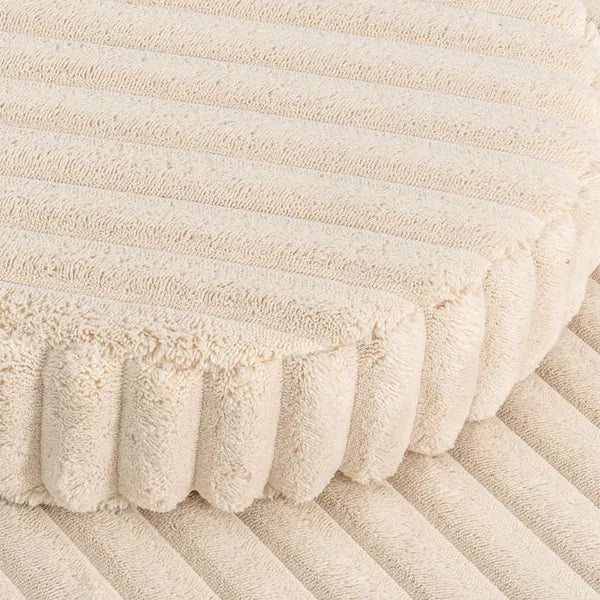 Zbliżenie tkaniny Waffle w kolorze Cream Beige