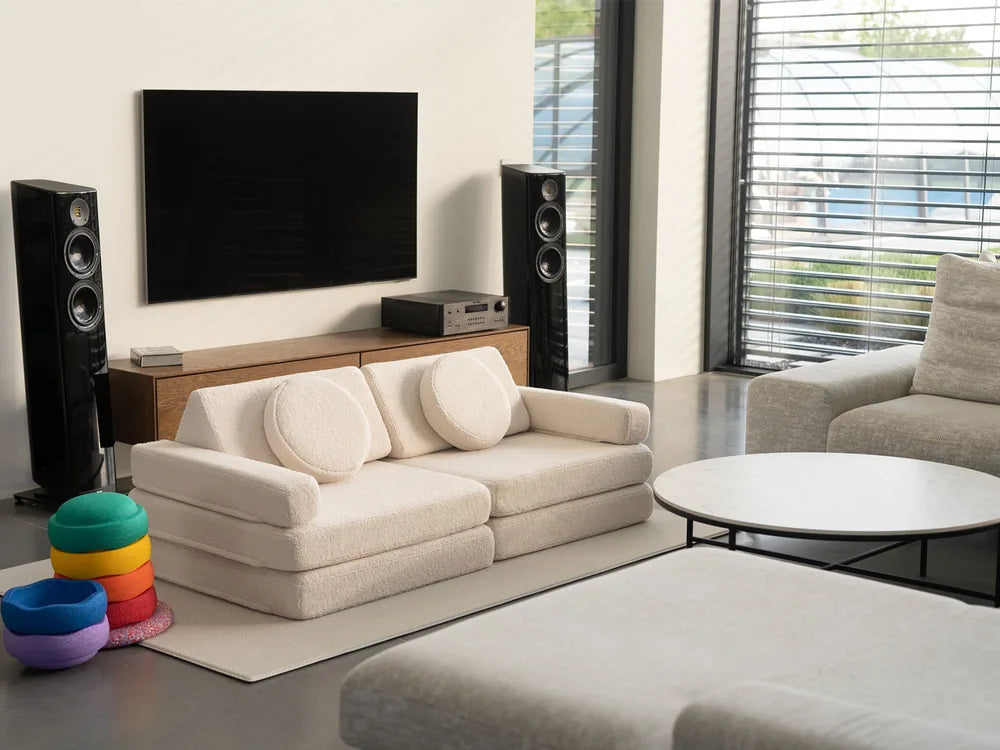 Play Sofa Original Teddy w kolorze Soft Cream złożona w salonie