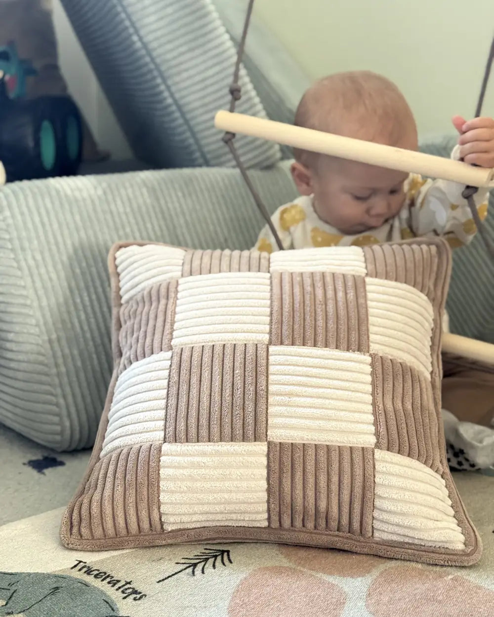 Check Cushion, Check Cushion w domu 4