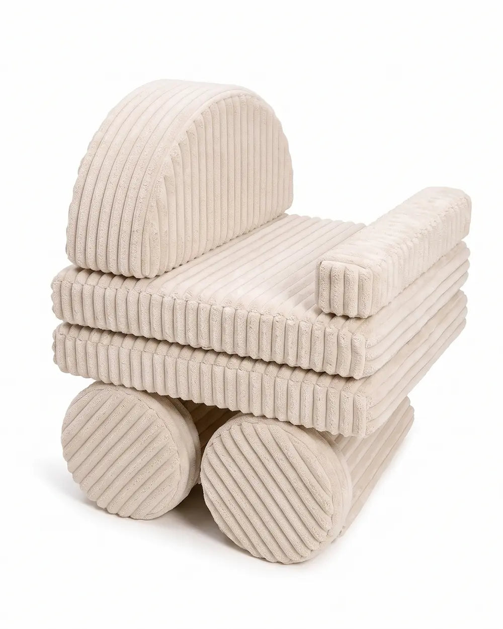 SHAPPY ROCKER PURE CORDUROY WAFFLE, Wózek dla ich zabawek