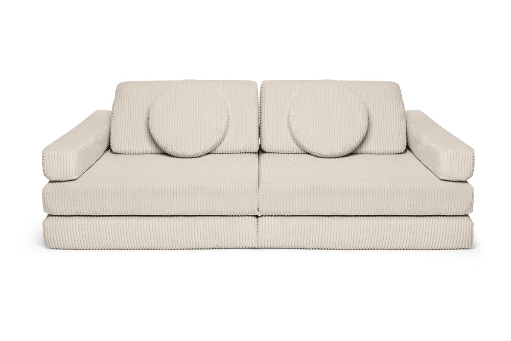 Play Sofa Pure Corduroy Vanilla złożona